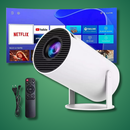 Projetor 4K HD 150 polegadas para celular, TV Box, Xbox, PS, PC, Wi-Fi e Bluetooth HY300 110/220