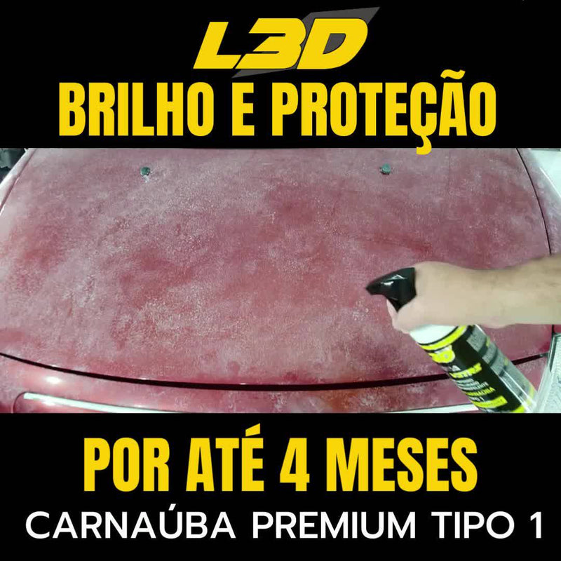 Cera Cristalizadora Nano Vitri L3D 450ml Espelhamento Fácil