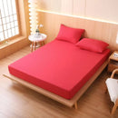 Jogo de Lençol Premium com Elástico 3 Peças – Casal e Queen Tecido Liso