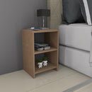 Mesa de Cabeceira Retrô com Nicho Palma Premium – Decoração para Quarto