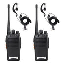 Kit 2 rádios comunicador Alcance 12 Km 16 canais Radio Baofeng 777s recarregável Vhf/uhf