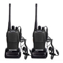 Kit 2 rádios comunicador Alcance 12 Km 16 canais Radio Baofeng 777s recarregável Vhf/uhf