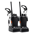 Kit 2 rádios comunicador Alcance 12 Km 16 canais Radio Baofeng 777s recarregável Vhf/uhf