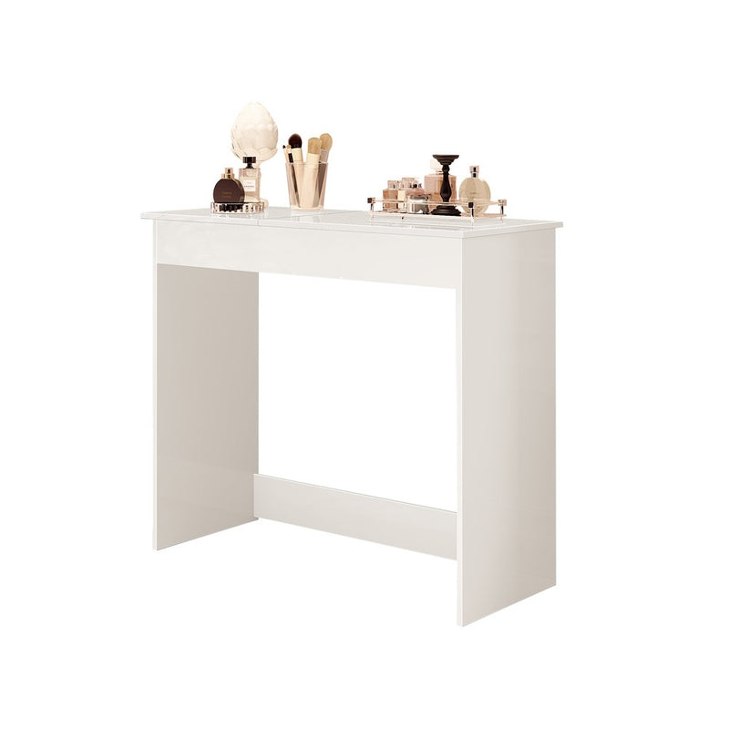 Penteadeira Escrivaninha com Espelho e Porta Joias Paris Branco Quarto Meninas - G4 Magazine