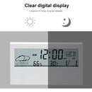 Relógio Digital Despertador Alarme De Mesa 13x7x3cm Lcd De Plástico Tela Multifuncionais Despertador