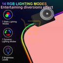 Mouse pad Rosa Gamer Led Rgb 7 Cores Grande ROSA