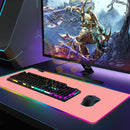 Mouse pad Rosa Gamer Led Rgb 7 Cores Grande ROSA