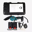 Mini Motosserra Elétrica Portátil Hagra 2 Baterias 21V Maleta Bivolt Multiuso Oferta Especial