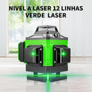 Linhas Nível a Laser Ajustável Nível 360 ° Medição Da Linha De Ferramentas Rotativas De Auto-Nivelamento Interno