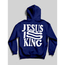 Moletom Canguru Jesus Is King Com Capuz E Bolso Casaco Feminino Masculino Flanelado Unissex Inverno Frio Blusa
