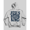 Moletom Canguru Jesus Is King Com Capuz E Bolso Casaco Feminino Masculino Flanelado Unissex Inverno Frio Blusa