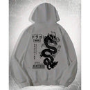 Moletom Canguru Dragão Chinês Com Capuz E Bolso Casaco Feminino Masculino Flanelado Unissex Inverno Frio Blusa