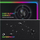 Mouse Pad Gamer DRAGÃO Grande Tecido Dragão Louco Speed Borda Led 13 Cores RGB Forte Impermeável Original