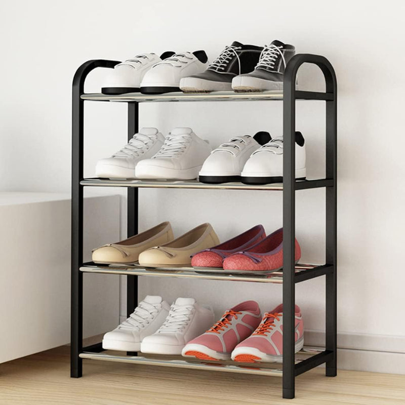 Sapateira 4 5 andares Organizador de Sapatos Tênis 8 Par Desmontavel Movel sapateira entrada estante