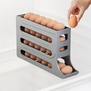 Porta Ovos Premium 4 Camadas Automático – Organizador Deslizante para Geladeira