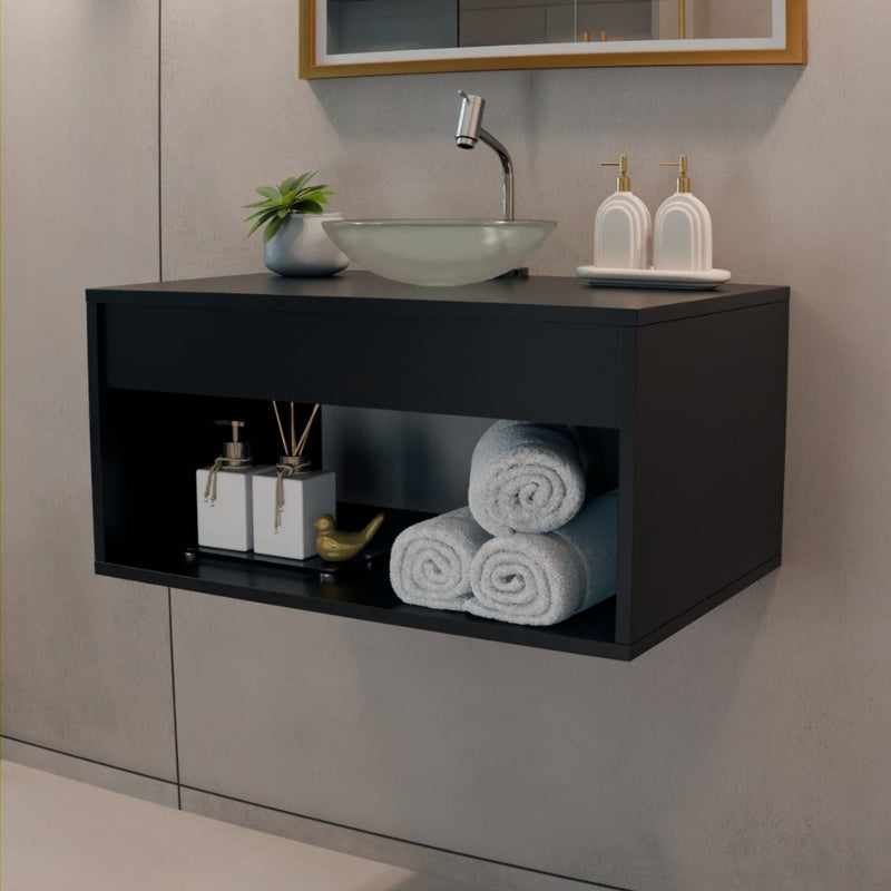 Gabinete Banheiro Armário 60CM Sem Cuba Promoção