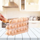 Porta Ovos Premium 4 Camadas Automático – Organizador Deslizante para Geladeira