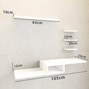 Rack Suspenso com Nicho para TV – Design Moderno para Sala e Quarto