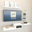 Rack Suspenso com Nicho para TV – Design Moderno para Sala e Quarto