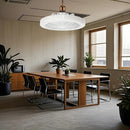 Ventilador de Teto Ajustável com Lâmpada LED 30W – Baixo Ruído