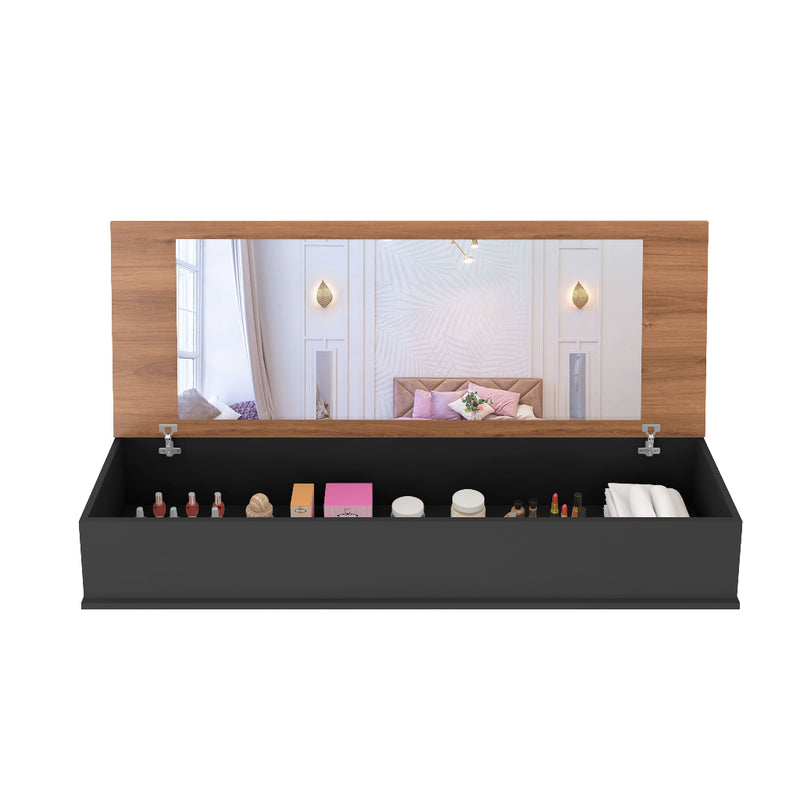 QUEIMA DE ESTOQUE! Penteadeira Suspensa Com Espelho 70CM Console Camarim E&A - Cores