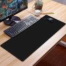 Mousepad Para Jogo Gamer Extra Grande 80 x 30 cm com LED RGB Speed Edition Preto Liso Sem Estampa