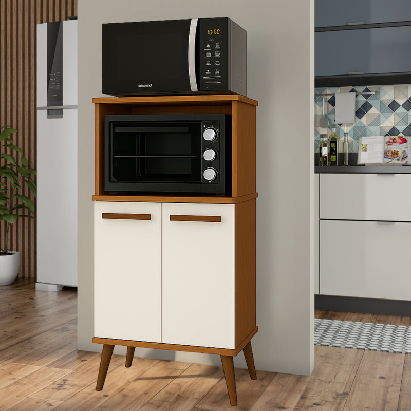 Armario Multiuso para Microondas e Forno e com 02 Portas Lisboa