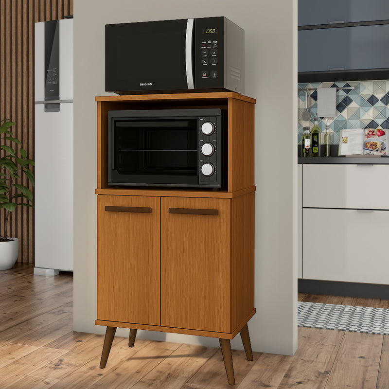 Armario Multiuso para Microondas e Forno e com 02 Portas Lisboa