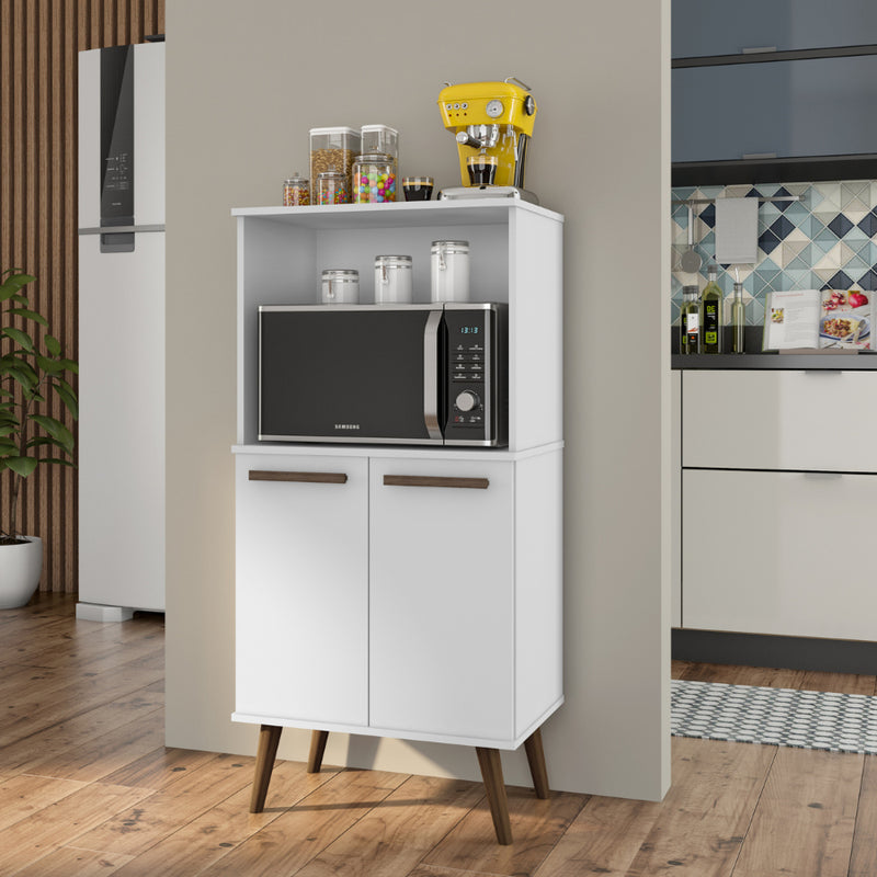 Armario Multiuso para Microondas e Forno e com 02 Portas Lisboa