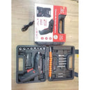 Kit Parafusadeira Elétrica 2 em 1 com 47 Peças – Portátil e Completo