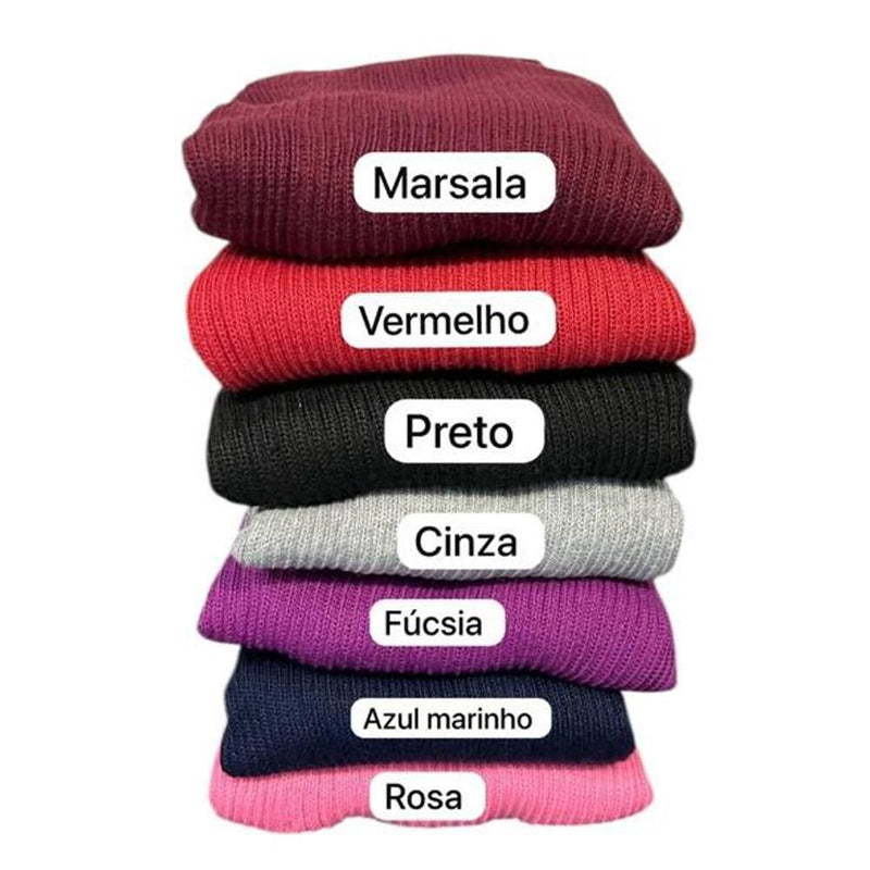 Blusa Cacharrel Feminina Térmica Canelada Gola Alta – Conforto & Estilo no Frio!