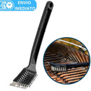 Escova de Limpeza para Grelha com Raspador Gadan GD-6070 – Cerdas de Aço, Resistente e Ergonômica