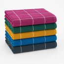 Kit Toalha Cozinha Copa Pano Vintage Chef 03 05 e 10 Peças Listrada xadrez 100% Algodão Laune Haus