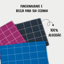 Kit Toalha Cozinha Copa Pano Vintage Chef 03 05 e 10 Peças Listrada xadrez 100% Algodão Laune Haus