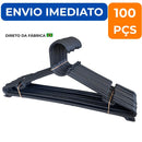 Kit 100 Cabides Adulto Reforçado Envio Imediato Direto do Fabricante