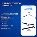 Kit 100 Cabides Adulto Reforçado Envio Imediato Direto do Fabricante