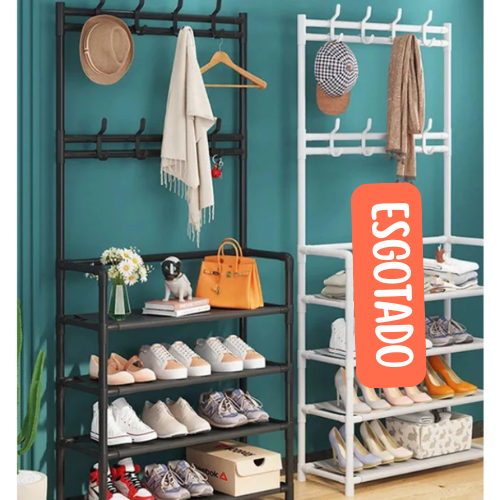 Sapateira Arara Organizadora 4 5 ou 7 Andares Prateleiras e Suportes Multiuso