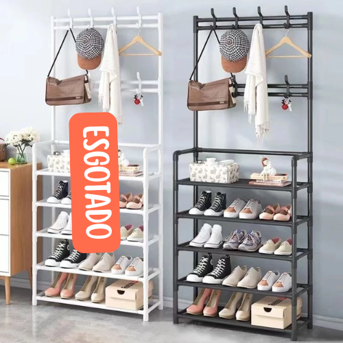 Sapateira Arara Organizadora 4 5 ou 7 Andares Prateleiras e Suportes Multiuso