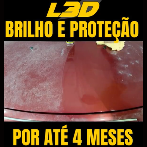 Cera Cristalizadora Nano Vitri L3D 450ml Espelhamento Fácil