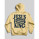 Moletom Canguru Jesus Is King Com Capuz E Bolso Casaco Feminino Masculino Flanelado Unissex Inverno Frio Blusa