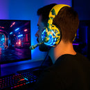 Fone Headset Gamer 7.1 Camuflado Microfone Controle P2 USB LED Pc Note Ps4 Xbox One Celular