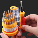 Kit Jogo Ferramenta 31 Peças Chaves Alen Torx Fenda Philips