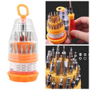 Kit Jogo Ferramenta 31 Peças Chaves Alen Torx Fenda Philips