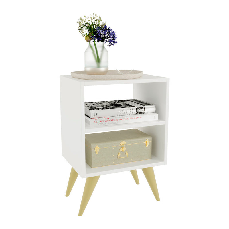 Mesa de Cabeceira Retrô Premium Palma – Estilo e Funcionalidade