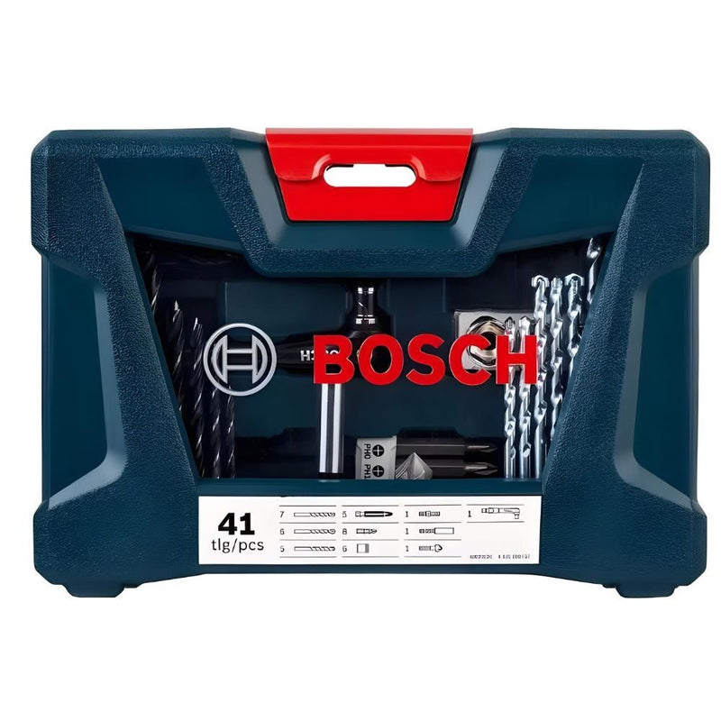 Furadeira Industrial Impacto Rev 450w Gsb 450 Re Bosch + Kit brocas