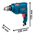 Furadeira Industrial Impacto Rev 450w Gsb 450 Re Bosch + Kit brocas