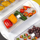 Kit 3 Organizadores de Geladeira 6,8 + 3,8 + 2,8 Litros Com Cesto - Plastutti