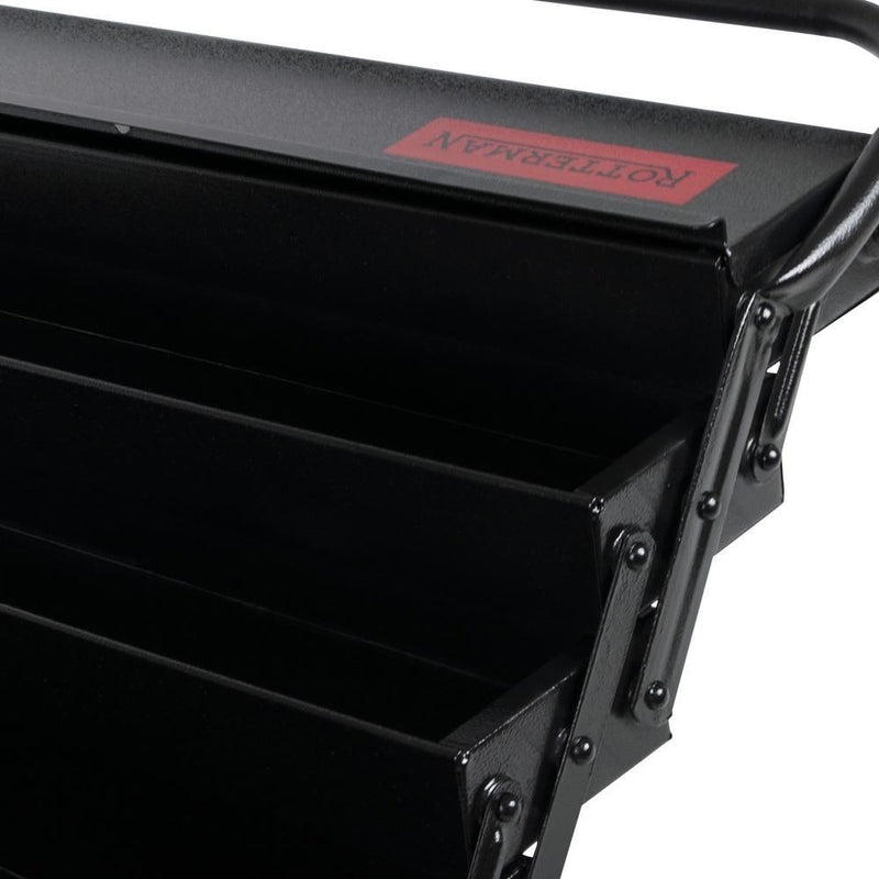 Caixa de ferramentas sanfonada com 7 gavetas - Rotterman (Preto)